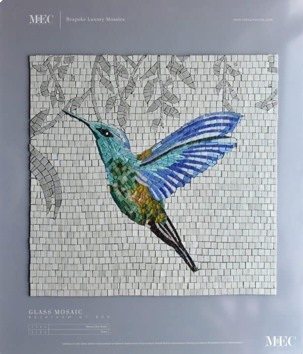 Blue Bird Mosaic Mec Bespoke Luxury Mosaics