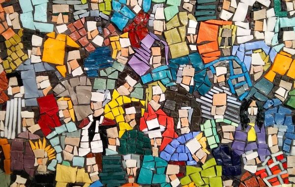 Mosaic art displaying people of various ethnicities