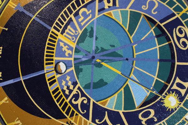 astronomical clock Prague Opus venetian glass mosaic floor hand cut GIF